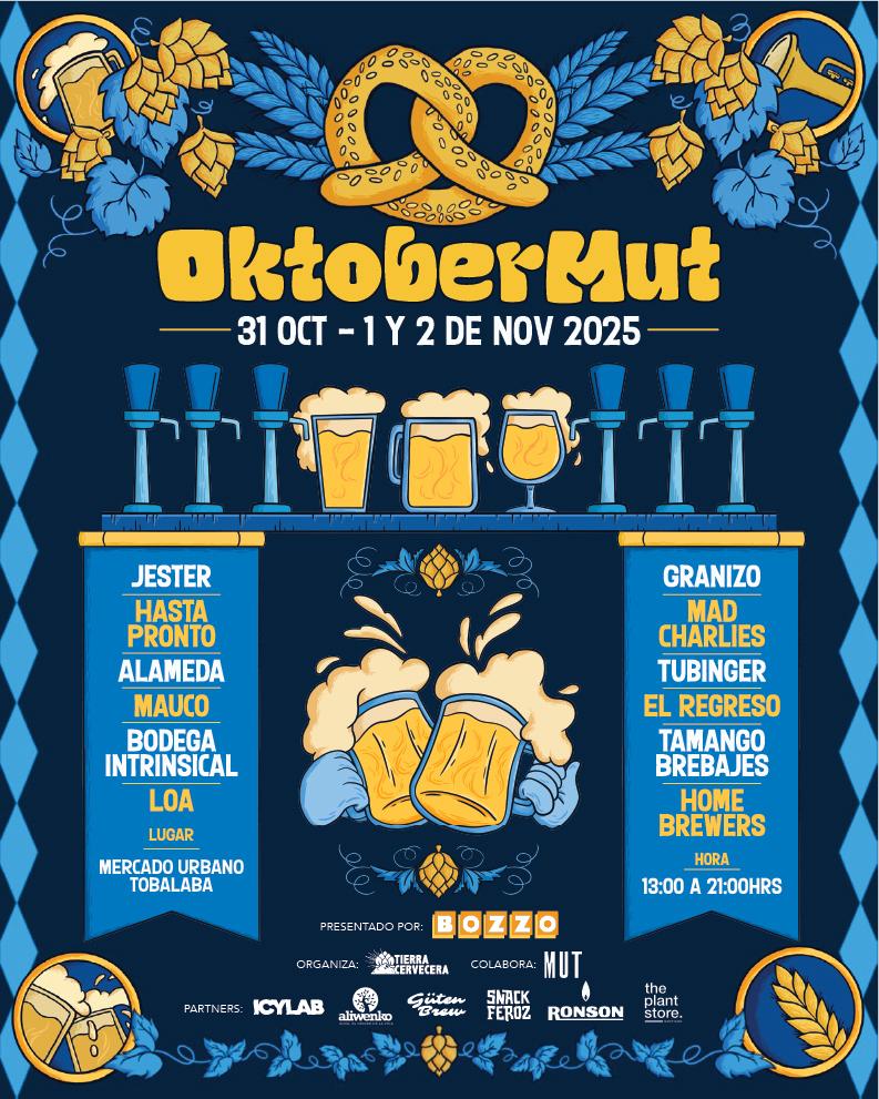 🍺 OktoberMut 2025: La fiesta cervecera que estabas esperando en el epicentro de Santiago