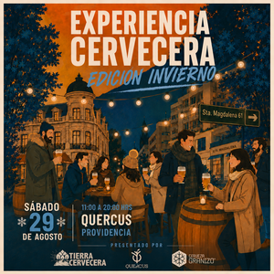 Experiencia Cervecera Edición Invierno 2026: Más de 48 Cervezas en Providencia