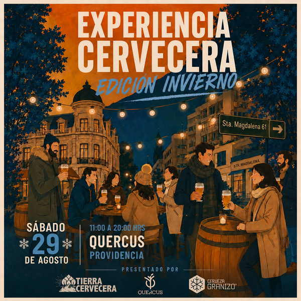 Experiencia Cervecera Edición Invierno 2026: Más de 48 Cervezas en Providencia