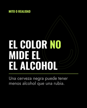 El color no mide el alcohol: mito o realidad