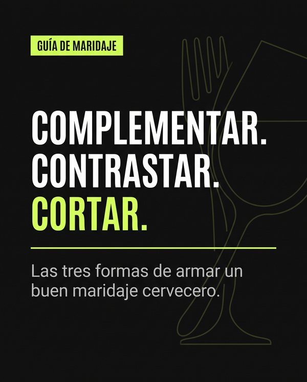 Guía de maridaje: complementar, contrastar, cortar