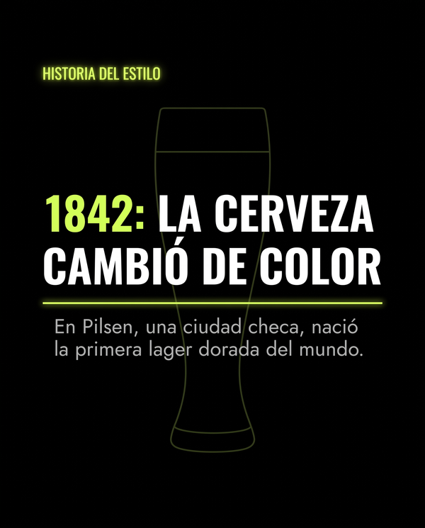 1842: el año en que la cerveza cambió de color