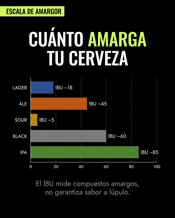 Escala de amargor: cuánto amarga realmente tu cerveza