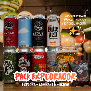 Pack Explorador + Vaso y Alfajor de Regalo