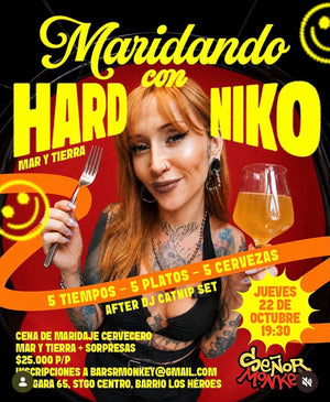 CENA DE MARIDAJE “MAR Y TIERRA” - 22/OCTUBRE 19:30