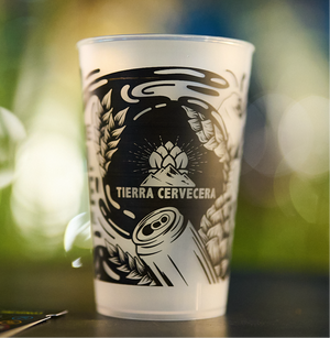 VASO PLASTICO TIERRA CERVECERA 500 ML