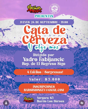 CATA DE CERVEZA "EL REGRESO" - 24/SEPTIEMBRE 19:00