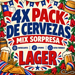 Pack Cerveza Mix Sorpresa 4x Lager