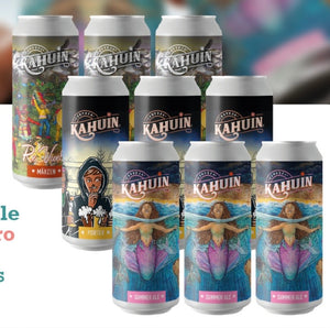 Pack 12 un. Cerveza Kahuin Mix Estilos 473 cc