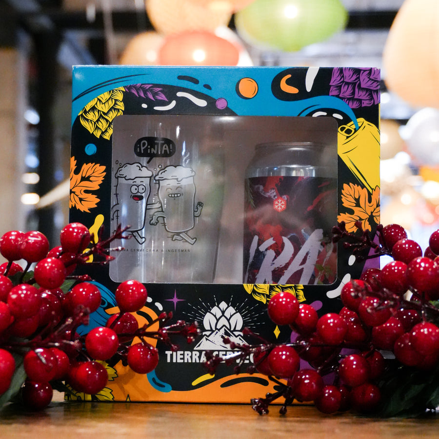 ESTUCHE DE REGALO AMBAR (Vaso Willi 500 ml + Granizo IRA!)