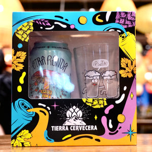 ESTUCHE ENAMORADO (Vaso Pinta 470 ml + Loa Otra Ronda)