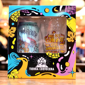 ESTUCHE DE REGALO AMBAR (Vaso Nonic 570 ml + Loa Otra Ronda)