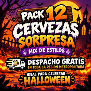 PACK 12 CERVEZAS ARTESANALES MIX DE ESTILOS EDICIÓN HALLOWEEEN