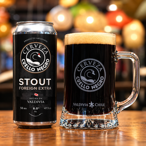 Cerveza Cuello Negro Stout Foreign Extra Stout 8º 473 cc