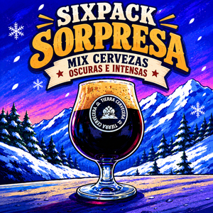 Six Pack Cerveza Sorpresa 6x Mix Oscuras e Intensas