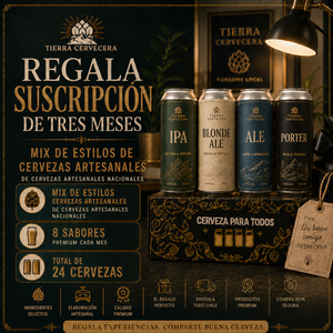 Suscripción Regalo Cerveza Explorador - 3 Meses