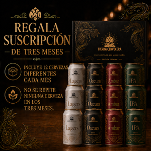 Suscripción Regalo Cerveza Fanático - 3 Meses