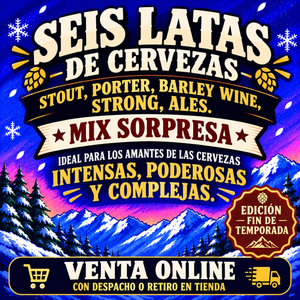 Six Pack Cerveza Sorpresa 6x Mix Oscuras e Intensas