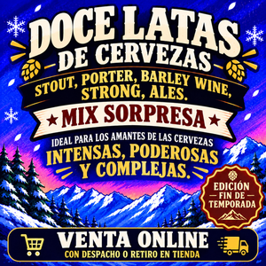 12xPack Cerveza Sorpresa 12x Mix Oscuras e Intensas