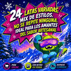 Mega Pack Cerveza Invierno 24x Mix Sorpesa