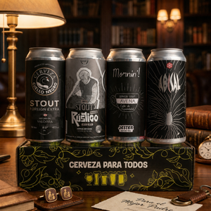 Regalo Hombre Cerveza Box 4x Oscuras