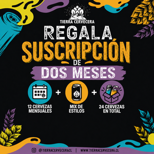 Suscripción Regalo Cerveza Fanático - 2 Meses
