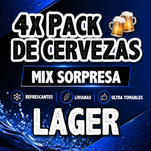 Pack Cerveza Mix Sorpresa 4x Lager