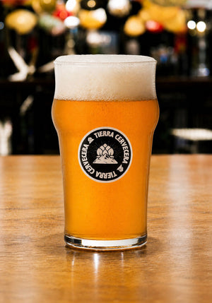 VASO NONIC TIERRA CERVECERA LOGO 520 ML