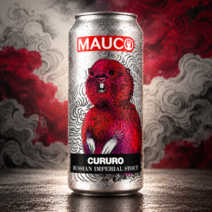 Cerveza Mauco Cururo Russian Imperial Stout 8º Ale 473 cc