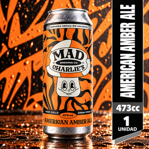 Cerveza Mad Charlies American Amber Ale 5º 473 cc