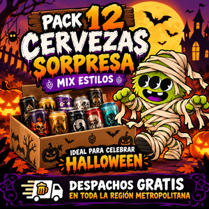 PACK 12 CERVEZAS ARTESANALES MIX DE ESTILOS EDICIÓN HALLOWEEEN