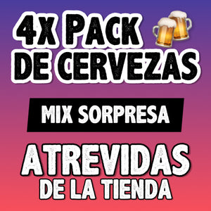 Pack Cerveza Mix Sorpresa 4x Atrevidas
