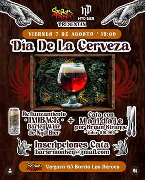 CATA CON MARIDAJE "CERVEZA NYD BIER" - 07/AGOSTO 19:00