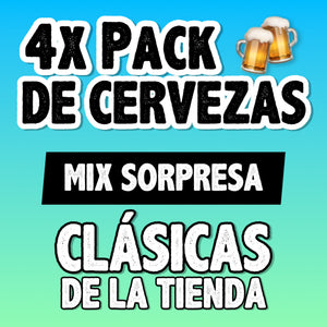 Pack Cerveza Mix Sorpresa 4x Clásicas