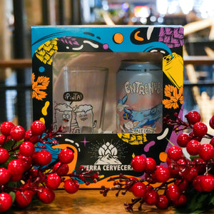 ESTUCHE DE REGALO LAGER (Vaso Pinta 470 ml + Loa Entrenubes)