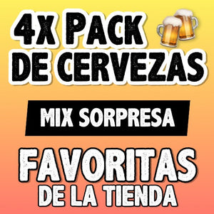 Pack Cerveza Mix Sorpresa 4x Favoritas