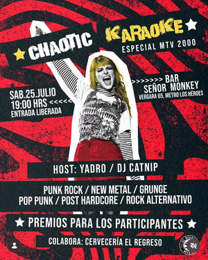 CHAOTIC KARAOKE "ESPECIAL MTV 2000" - 25/JULIO 19:00