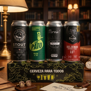 Regalo Hombre Cerveza Box 4x Oscuras