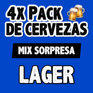 Pack Cerveza Mix Sorpresa 4x Lager