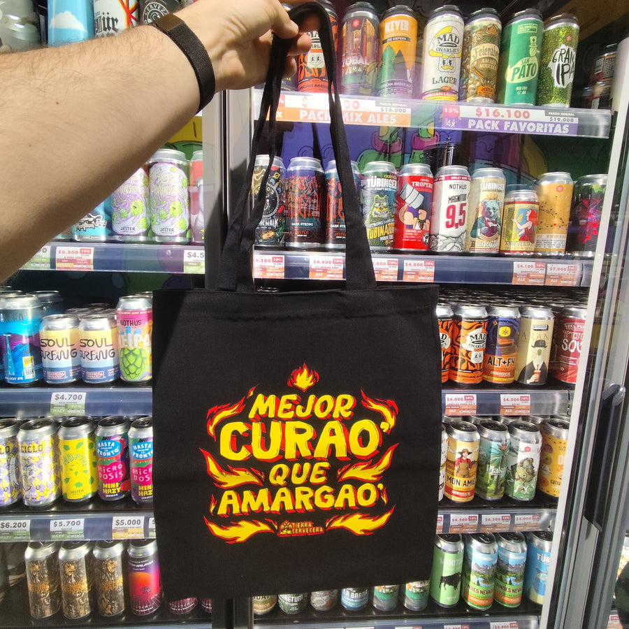 TOTEBAG MEJOR CURAO QUE AMARGAO