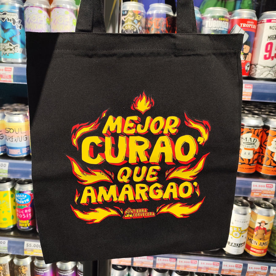 TOTEBAG MEJOR CURAO QUE AMARGAO