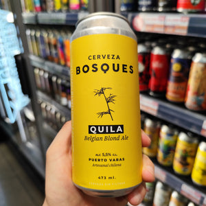 Cerveza Bosques Quila Belgian Blonde Ale 5,6º 473 cc
