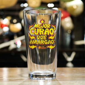 VASO PINTA AMERICANA MEJOR CURAO QUE AMARGAO 470 ML