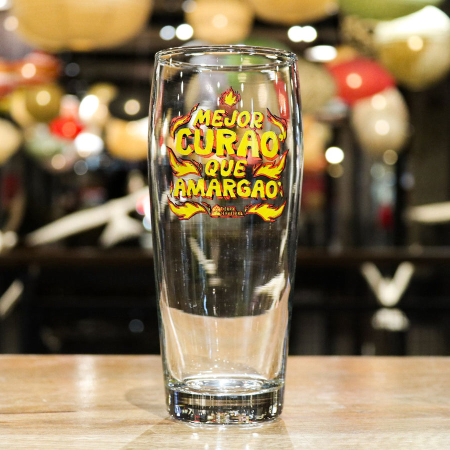 VASO WILLI MEJOR CURAO QUE AMARGAO 500 ML