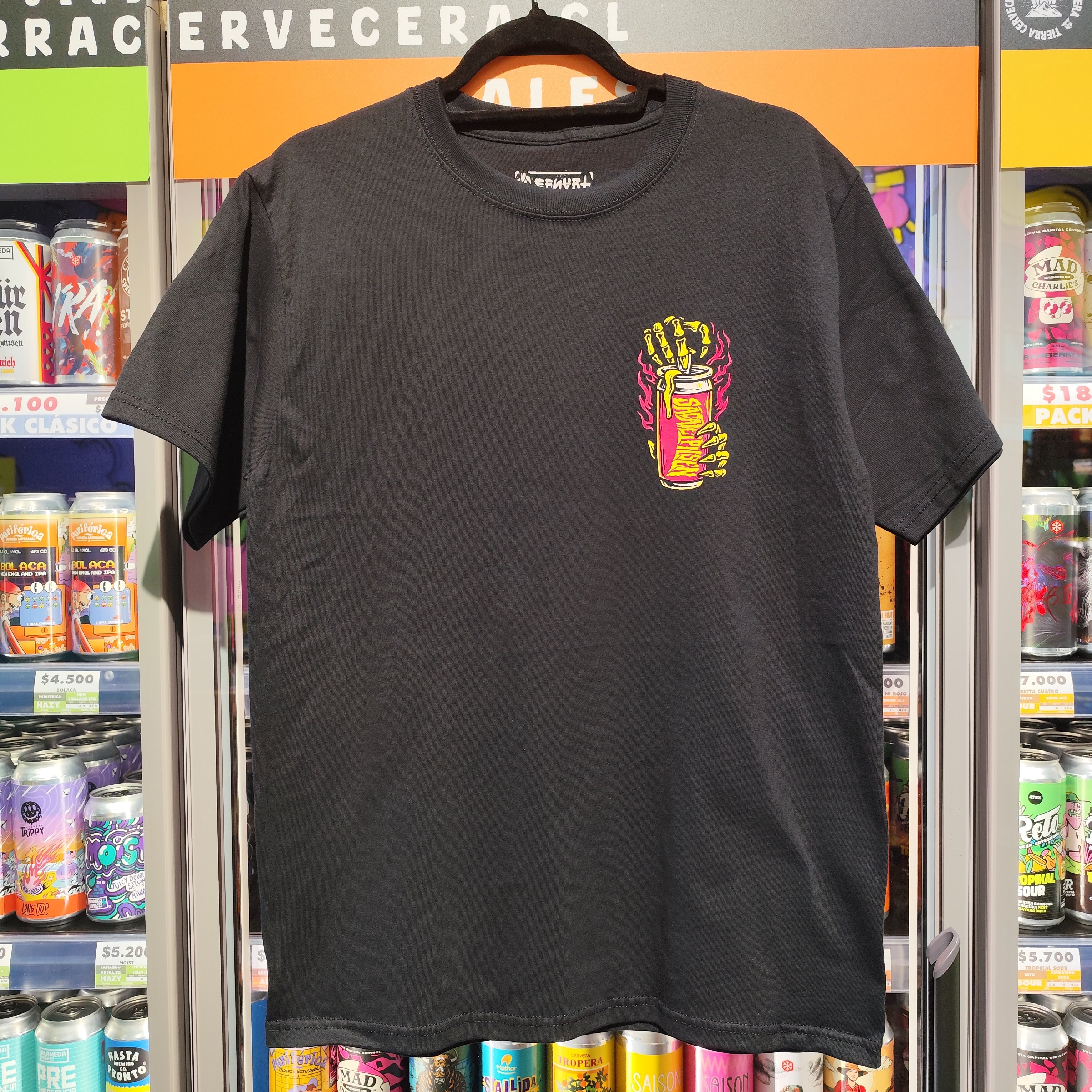 POLERA EFNART SACATE1PILSEN AMARILLO/MAGENTA