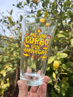 VASO PINTA AMERICANA MEJOR CURAO QUE AMARGAO 470 ML