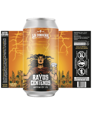 LA CONDENA RAYOS Y CENTENOS American Rye IPA