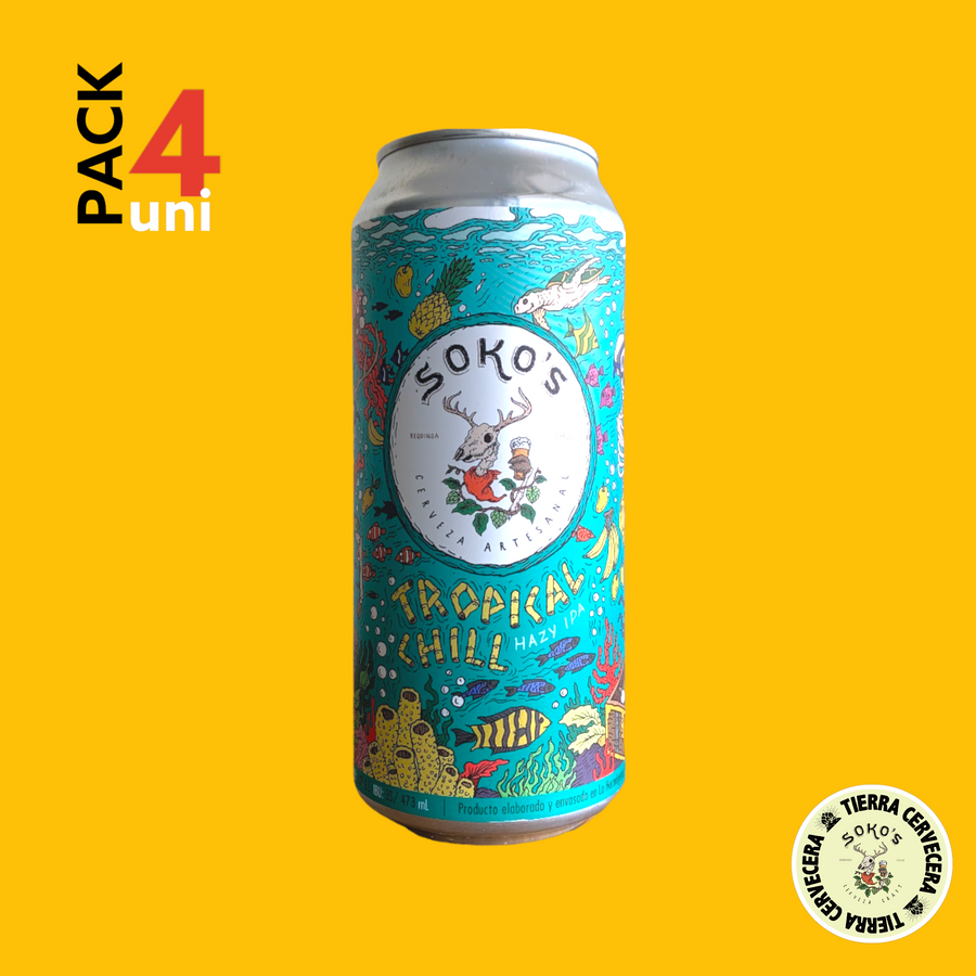 4our Pack SOKOS TROPICAL CHILL